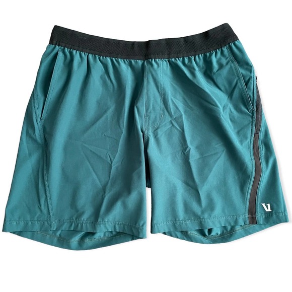 Vuori Other - Vuori Mens Draft Shorts Blue Green Vented Lightweight size Large